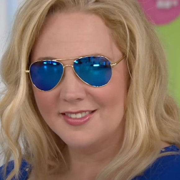 New Polaroid blue mirror aviator sunglasses. main image 6